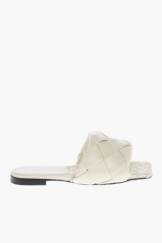 Sliders LIDO in Pelle Intrecciata