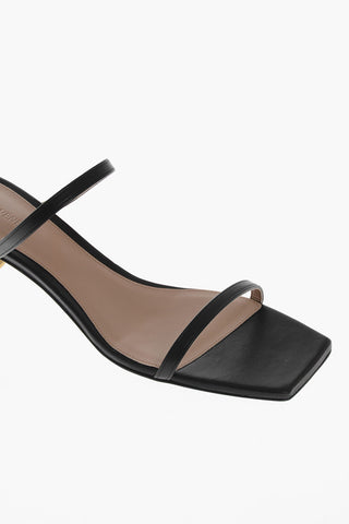 Leather Sandals KNOT with 5cm Design Heel
