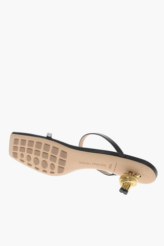 Leather Sandals KNOT with 5cm Design Heel