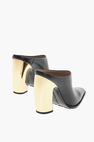 Mules in Pelle TOKYO con Tacco Metallico 11cm
