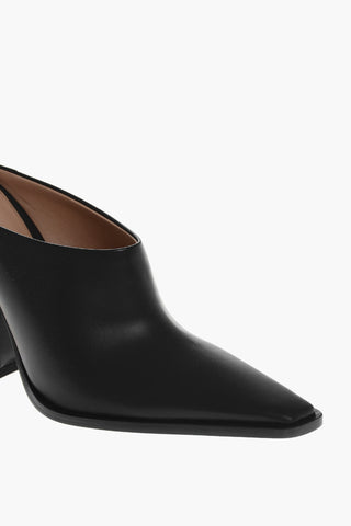 Mules in Pelle TOKYO con Tacco Metallico 11cm