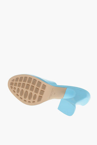 Spool Heel CHA-CHA Leather Sandals 10cm