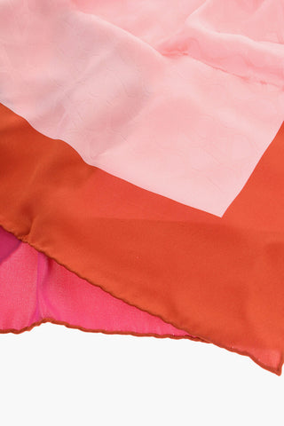 Silk Foulard with Contrasting Edge