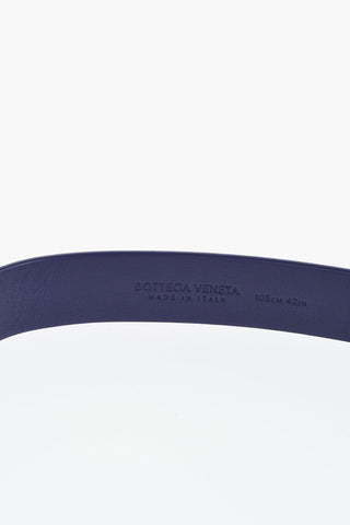 Solid Color Leather Belt with Triangle Buckle 25mm