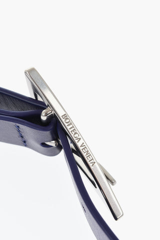 Solid Color Leather Belt with Triangle Buckle 25mm