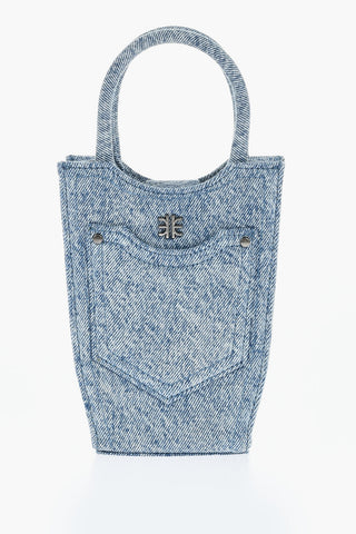 Denim FEI Phone Bag with Breast Pocket