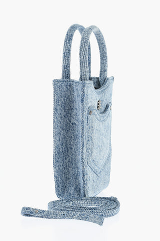 Denim FEI Phone Bag with Breast Pocket