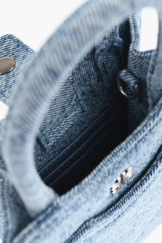 Denim FEI Phone Bag with Breast Pocket