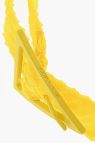 Braided Rubber Belt with Triangle Buckle 35mm