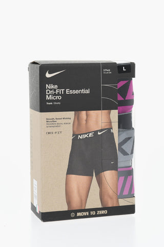 Set of 3 Dri-Fit Boxer with Logoed Elastic Band