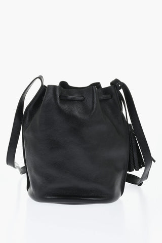 Borsa a Secchiello in Pelle Martellata