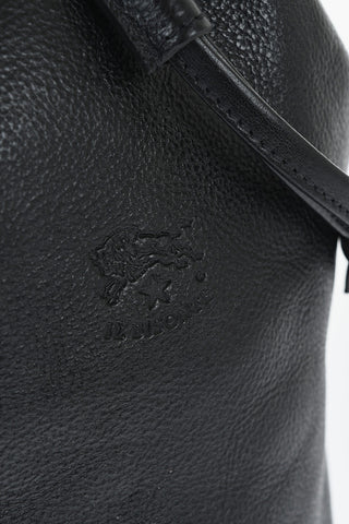 Borsa a Secchiello in Pelle Martellata