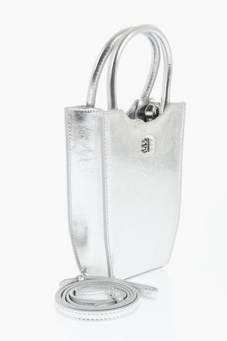 Metallic Faux Leather FEI  Phone Bag