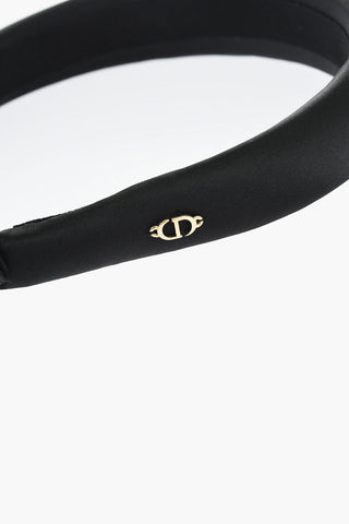 Satin Hairband with Self-Tie Details