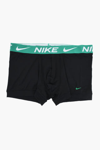 3개 세트 Dri-Fit 무지 복서 팬티 콘트라스트 허리밴드