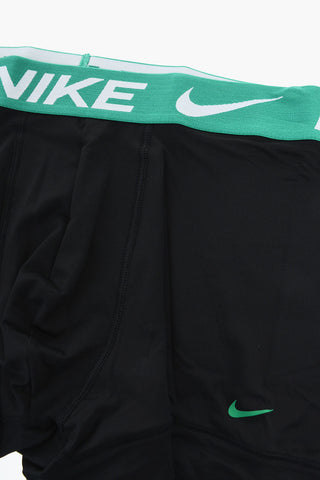 3개 세트 Dri-Fit 무지 복서 팬티 콘트라스트 허리밴드
