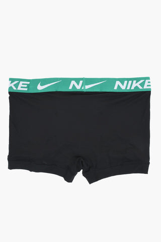 3개 세트 Dri-Fit 무지 복서 팬티 콘트라스트 허리밴드
