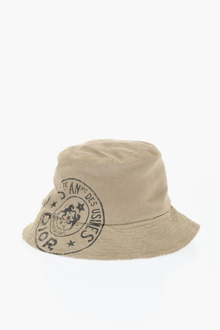 Solid Color UNION Bucket Hat with Contrasting Print