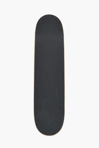 Printed Logo and Leather Details Skateboard