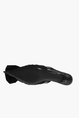 Slingbacks CHEMISE in Tessuto con Fiocco Frontale 4cm