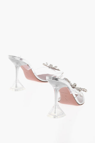Transparent PVC ROSIE GLASS Slingbacks 9.5cm