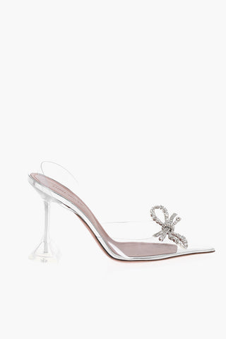 Transparent PVC ROSIE GLASS Slingbacks 9.5cm