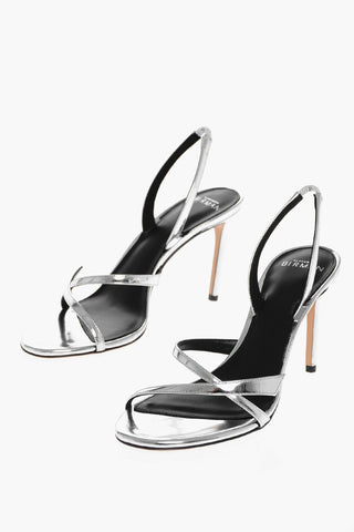 Lamè Leather TITTA Slingback Sandals 9cm