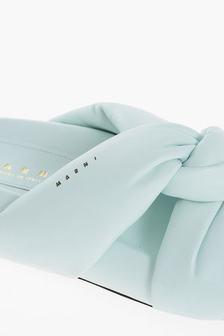 Leather Padded Sliders with Chunky Sole