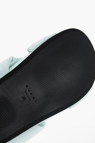 Leather Padded Sliders with Chunky Sole
