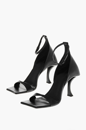 Sandali in Pelle HUORG con Punta Squadrata 11cm