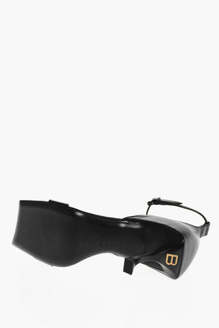 Sandali in Pelle HUORG con Punta Squadrata 11cm