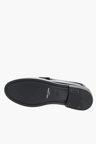 Patent Leather Penny Loafers with Cuir Sole