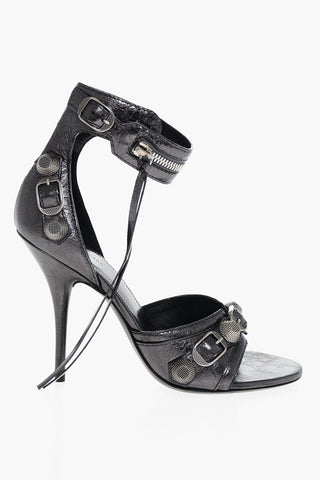 Sandali in Pelle Lamè CAGOLE con Borchie 11cm