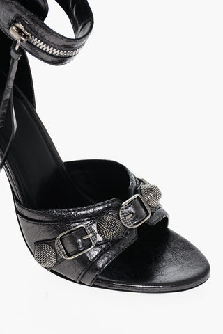 Sandali in Pelle Lamè CAGOLE con Borchie 11cm