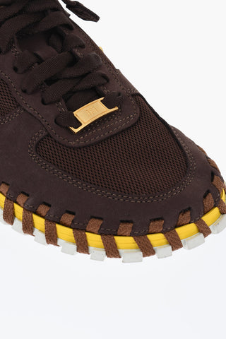 JACQUEMUS Suede and Fabric J FORCE 1 Low-Top Sneakers