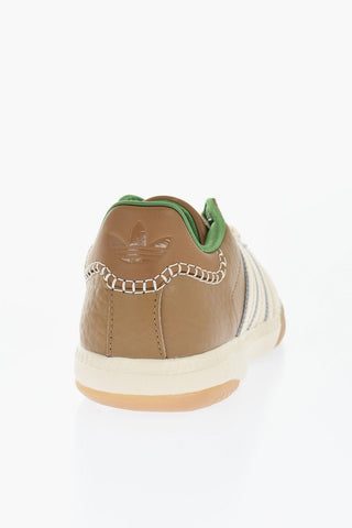 WALES BONNER Two-Tone Leather SAMBA ELE Low-Top Sneakers