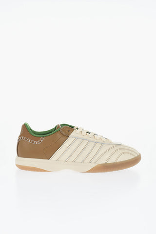 WALES BONNER Two-Tone Leather SAMBA ELE Low-Top Sneakers