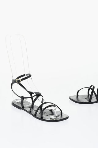 Sandali Lace Up CANYON in Pelle
