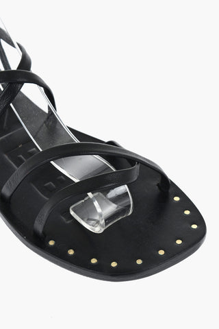 Sandali Lace Up CANYON in Pelle