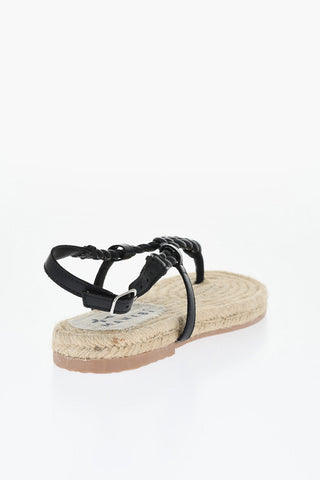 Braided Leather CANYON Thong Sandals