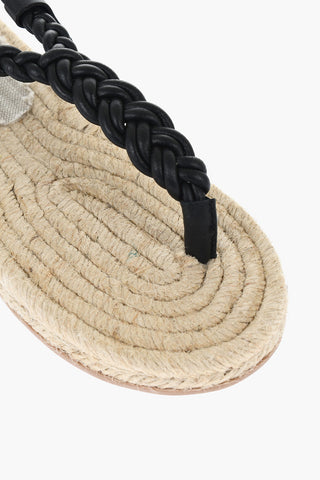 Braided Leather CANYON Thong Sandals