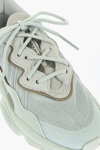 Perforated Fabric OZWEEGO Low-Top Sneakers with Suede Detail