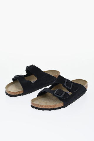 Sandali ARIZONA A Doppia Fibbia In Suede