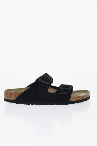 Sandali ARIZONA A Doppia Fibbia In Suede