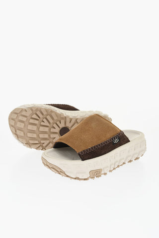 Sandali VENTURE DAZE in Camoscio con Suola Platform 5cm