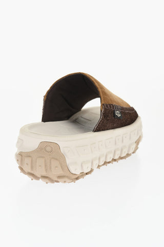 Sandali VENTURE DAZE in Camoscio con Suola Platform 5cm