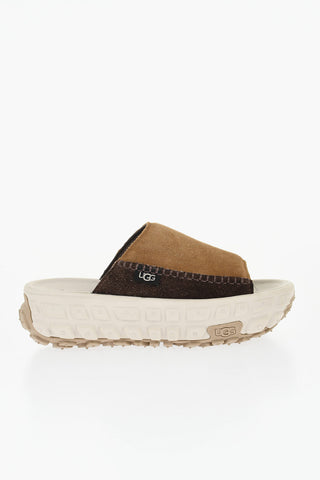 Sandali VENTURE DAZE in Camoscio con Suola Platform 5cm