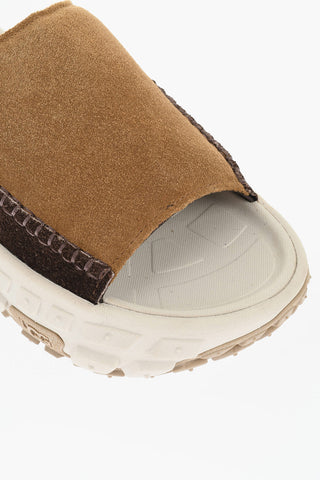 Sandali VENTURE DAZE in Camoscio con Suola Platform 5cm