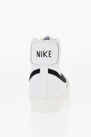Leather MID'77 VNTG High-Top Sneakers with Contrasting Detail