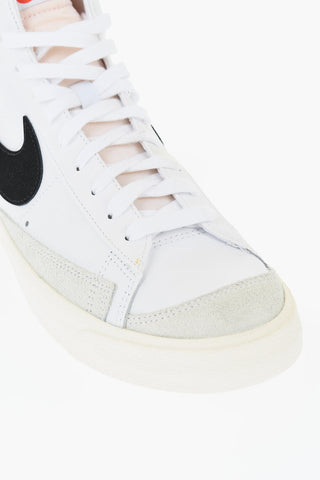 Leather MID'77 VNTG High-Top Sneakers with Contrasting Detail